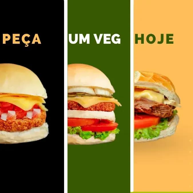 Peça um veg hoje